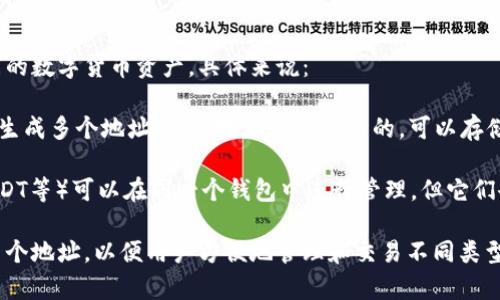在imToken钱包中，用户可以创建多个钱包地址来管理不同的数字货币资产。具体来说：

1. **单一钱包有多个地址**：在imToken中，每个钱包可以生成多个地址。每个地址都是独立的，可以存储不同的加密货币。

2. **不同类型的资产**：不同的资产（如以太坊、比特币、USDT等）可以在同一个钱包中进行管理，但它们会有不同的地址。

总结来说，imToken钱包允许用户在一个钱包账户下拥有多个地址，以便用户方便地管理和交易不同类型的加密资产。每个地址对应特定的区块链网络和资产类型。