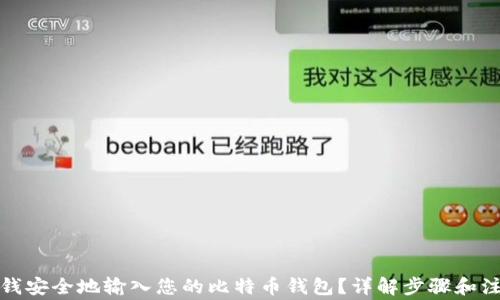 
如何将钱安全地输入您的比特币钱包？详解步骤和注意事项